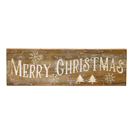 Wooden Merry Christmas Wall Sign By Melrose | Michaels�